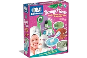 Clementoni- Idea Mask: Create Your Own Natural Beauty Science Kit for Girls, Laboratory Experiment Kit(8+ Years)