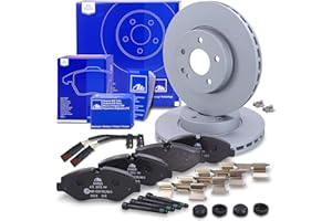 ‎ATE ATE Bremsenset Vorderachse inkl. Bremsscheiben vorne Ø 300 mm belüftet und Bremsbeläge vorne + Warnkontakt Kompatibel mit MERCEDES MARCO POLO (W447), VIANO (W639), VITO/MIXTO (W639, W447)