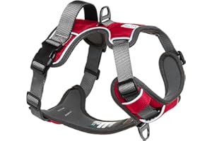 Embark Pets Adventure Dog Harness, No Pull Dog Harness with 2 Leash Clips, Medium Anti Pull Dogs Harnesses Front & Back with Control Handle, Adjustable, Soft & Padded