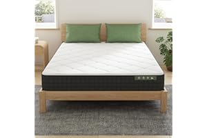 NOVILLA Avenco Colchones 90x190, Colchón de Espuma de 7 Zonas, Reversible Verano/Invierno, Funda de Colchón Extraíble y Lavable, Transpirable, Altura 20 cm