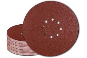 GZKTY 25 pcs 225mm Sanding Disc - Professional Grain P40 Sanding Discs for 8 Hole Orbital Sander Discs - Sanding Sheets for Drywall Sander
