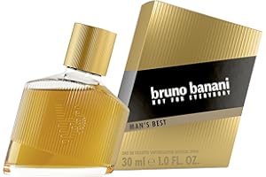 ‎BRUNO BANANI FRAGRANCE bruno banani Man's Best – Eau de Toilette Herren Parfüm Natural Spray – Eleganter, maskuliner Premiumduft für Männer – 1er Pack (1 x 30ml)