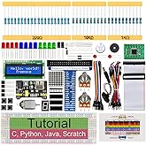 Freenove Super Starter Kit for Raspberry Pi 5 4 B 3 B+ 400, 407-Page Detailed Tutorial, Python C Java Scratch Code, 164 Items
