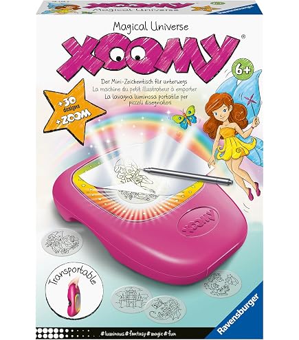 Projecteur De Dessin Sumsoltic – 72 Motifs, Stylos Aquarelle, Livre Coloriage Licorne – Kit Créatif Pour Filles 3-6 Ans