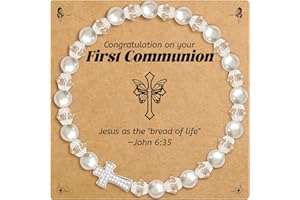 RMMD Kommunion Geschenke für Mädchen - Kommuniongeschenke Mädchen Kommunion Armband Geschenk Erstkommuniongeschenk Coole Geschenke zur Kommunion Kommunionsgeschenk für Mädchen