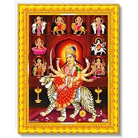 Suninow Durga maa photo frame | god goddess photo frame | god ...
