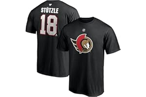 FANATICS NHL Ottawa Senators T-Shirt Ottawa Senators Tim Stützle 18 Ice Hockey T-Shirt Jersey