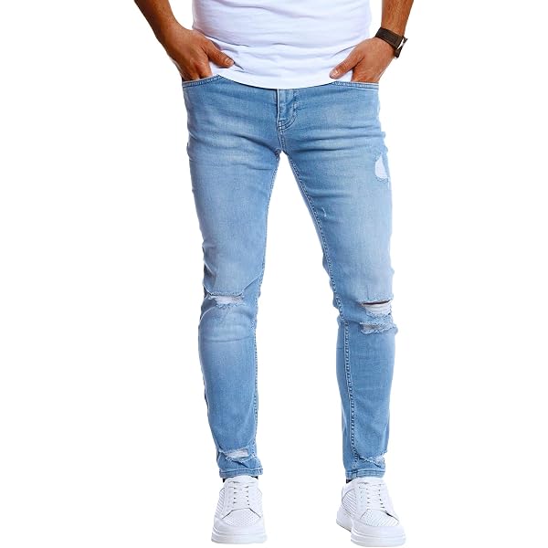 Pantaloni Uomo Slim Chino In Misto Cotone – Colorati, Tasche, Vestibilità Skinny (H3301)