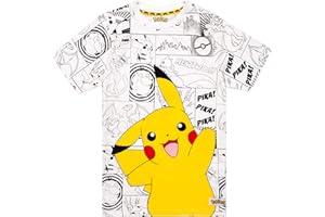 Pokemon Camiseta de para niños Pikachu Pika Comic Gamer