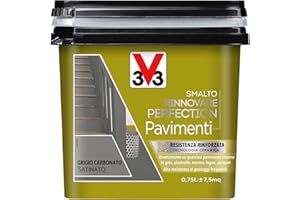 V33 SMALTO RINNOVARE PERFECTION PAVIMENTI Grigio Carbonato Satinato 0,75 L