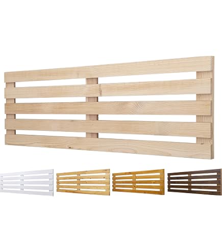 Testiera Per Letto Nera 72,5x3x81 Cm In Legno Massello Di Pino - 4