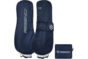 Regency Golf Bag Travel Rain Cover - Premium Waterproof Storage Protector for Golf Clubs, Durable Golfbag Club Covers - Universal Fit, Easy Access Design