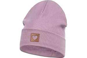 Smarilla Mütze Beanie Mädchen Damen Kinder Übergangsmütze gerippt