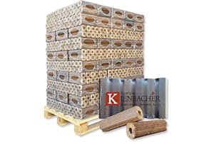 960kg Palette PiniKay !Sonderaktion! Hartholzbriketts aus Reiner Buche- und Eiche Heizprofi Brenn Kamin Ofen Heiz Holz Gluthalter Premium Holzbriketts | Energie Kienbacher