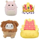 Squishmallows Micromallows SQMM0014 - Aksesuar Seti - Kraliyet Ge&ccedil;it T&ouml;reni, S&uuml;per Yumuşak Mini, 6,5 cm Pel&uuml;ş Fig&uuml;rler