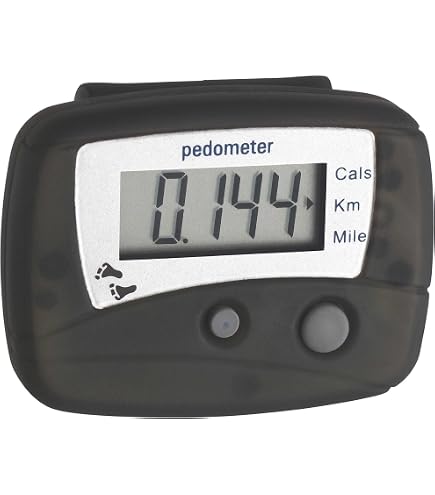 Podomètre Clip Compteur De Pas - Mesure Pas, Distance, Calories, Durée, écran Grand, Automatique, Pile Incluse