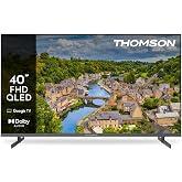 Thomson TV 40 İn&ccedil; (101 cm) FHD QLED Smart Google TV, Sesli Kontrol, Google Cast, Dolby Audio, HDR10, WiFi, Bluetooth, 3x HDMI