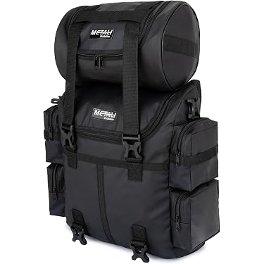 Milwaukee Leather SH669ZB Large Black PVC Motorcycle Saddlebags