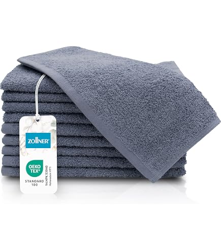 Serviette Invité Zoé Vivaraise - 30x50 Cm - 100% Coton Éponge Absorbant - Essuie-Mains Ou Débarbouillette - Franges
