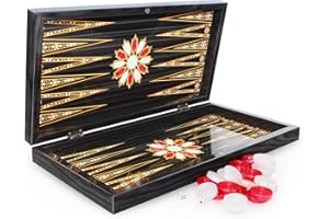 SEMUS Orientalische Backgammon TAVLA XXL Intarsien Look