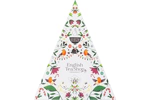 Calendario de Adviento Triángulo 25 bolsitas pirámides de tés e infusiones orgánicas - English Tea Shop