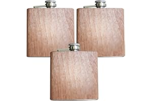 Pixelstudio Flachmann Holz 3 Stück