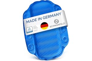 Schwanfeld® Badewannenkissen [EXTRA SICHER] - inkl. extra starken Saugnäpfen - Badewannenkissen Nacken für Sensitive Haut [Oeko-TEX® 100 Standard] - Badekissen Geruchsneutral (Made in Germany)