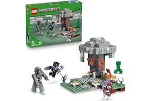 LEGO Minecraft The Faded Garden Block Building Set - Building Toy with Landscape from Minecraft for Boys and Girls from 7 Years Old - Building Set of 4 Minifigures - Gift for Children's Birthdays