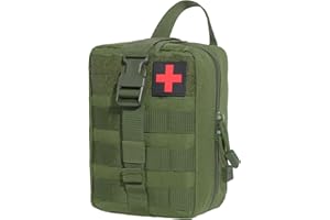 Kyrio Torba pierwszej pomocy pusta taktyczna torba Molle Outdoor Medical Package, Rip-Away EMT Tools Bag For Medical, Climbing Rescue Tools Package Wielofunkcyjny pas wojskowy pakiet użytkowy
