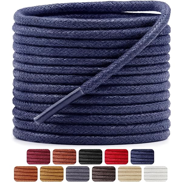 Lacci Scarpe Cerati Rotondi Puzeam - 2 Paia, Diametro 3mm, Per Scarpe Eleganti - Foto 7