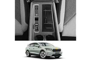 CDEFG Kompatibel mit Skoda Enyaq iV 2021 2022 2023 2024 Mittelkonsole Organizer Aufbewahrungsbox Handschuhfach Aufbewahrung Auto Center Console Tray Enyaq iV 80 Zubehör (Mittelkonsole)