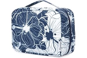 NARWEY Neceser Colgante Bolsa de Aseo Viaje Maquillaje Organizador Mujer Niñas (Loto Azul)