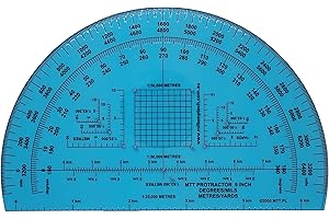 MTT PL - Degrees Mils Meters Yards Protractors