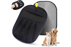 Torven Gant Anti Poils Animaux - Gant Poils Animaux pour Chiens et Chats, Grande Taille & Double Face Brosse & Statique Attrape & Réutilisable, Pour Canapé, Meubles,Tapis, Siège Auto