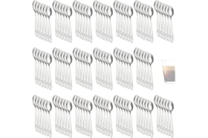 RENIMOVE Cucharillas cafe pequeñas acero inoxidable 10 cms duraderas y versatiles perfectas para hogar y restaurantes faciles de limpiar y adecuadas para lavavajillas (120 Uds)