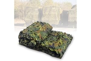 GREENSEN Siatka kamuflażowa Tylko siatka kamuflażowa, siatka chroniąca przed słońcem do ogrodu, siatka zacieniająca markizy, 2 x 3 m - tkanina Oxford 150D do namiotów odpornych na polowanie