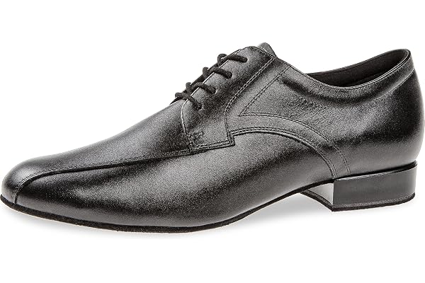 Diamant Hommes Chaussures de Danse 094-025-028 - Cuir Noir - Large - 2 cm Standard