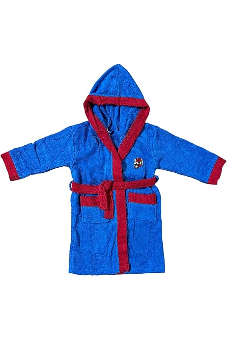 Cappuccio Vestaglia Bimbo Chicco Zaino Spiderman Accappatoio