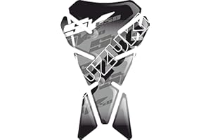 PARASERBATOIO ADESIVO, TANKPAD, TANKSCHUTZ, PROTECTION DE RESEVOIR, RESINATO EFFETTO 3D compatibile con SUZUK.I SV 650 V4