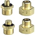 Adaptateur Bouteille Gaz GPL DACKZZM 21,8mm - La France, Italie, Allemagne, Suède, Balkans - Laiton Robuste