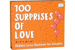 C + C FÜR PAARE 100 Surprises of Love - Game for Couples - Gift for Wedding Anniversary of Husband and Wife, Him and Her - Boyfriend or Girlfriend Valentines Present - Birthday Gift for Married Couples - Couple Game