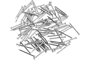 OMOTOOL Set di chiodi in cemento hardware da 3 cm (100 pezzi), chiodi in acciaio al carbonio per appendere immagini e lavorazione del legno