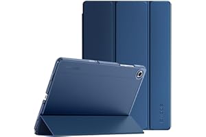 CACOE Case for Samsung Galaxy Tab A11+ Plus 11 Inch 2025 (SM-X236B/SM-X230), Ultra Thin Translucent Matt Back Cover with Auto Wake/Sleep Function, Dark Blue