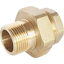 Raccordo Idraulico In Ottone SOMATHERM - Dado Prigioniera 20/27 Per Contatori Acqua Potabile - Foto 2