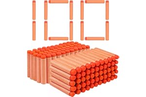 VCOSTORE Dardos Espuma 7,2 cm Recarga de Dardos Soft EVA Foam Bullet Munición Pack para N-Strike Elite Series Blasters Pistola de Juguete para niños 4 Colores 100200 400 Piezas