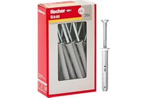 Fischer Chevilles prolongées à Battre N 8x80 Y Fixation par percussion avec clou prémonté pour plein, semi-plein et béton