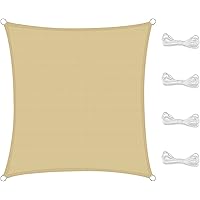 Sunnest Life Sonnensegel Sonnenschutz Garten Balkon inkl. Befestigungsseilen Wetterschutz Schattenspender 420D PES…