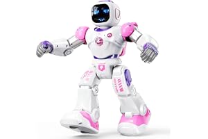Ruko 1088 Intelligent robot för barn, stor programmerbar STEM-robot med röststyrning och appkontroll, interaktiv RC-robot för pojkar och flickor från 4–9 år