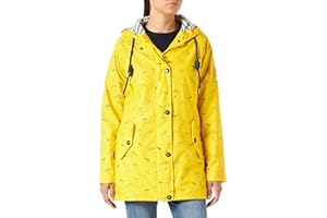 Ankerglut Damen Friesennerz Regenmantel Kapuze Gefüttert Wasserdicht Wetterfest Übergangsjacke #Ankerglutbucht Regenjacke
