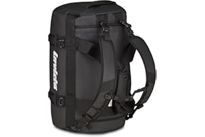 Invicta Zaino da Viaggio 50L – 51x33x33 cm, Nero, Borsone con Spallacci Amovibili, Fondo Rinforzato, Tasche Organizzate, Tasca Frontale, Uomo Donna